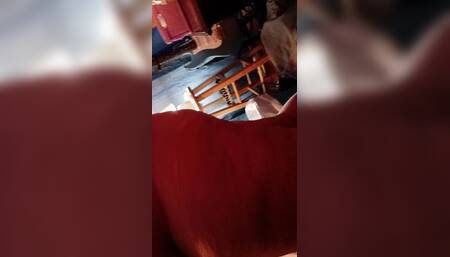 Spanking and cumming