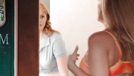 REALITY KINGS - Horny MILF Wendy Raine Makes Resort Employee Aaliyah May Squirt Before They Lick Each Other