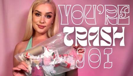 Jerk to My Trash Humiliation JOI - Femdom Tasks POV