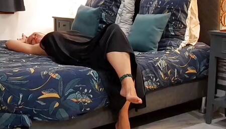 Selena's Evening Sex Games Half Clothed