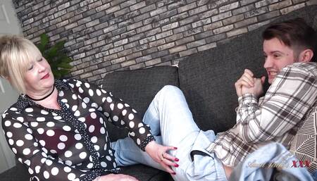 AuntJudysXXX - Busty Mature Landlady Chantelle Blue Confronts Her Lazy Lodger