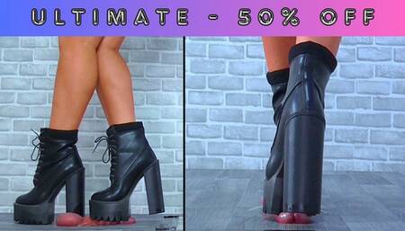 Dancing On His Cock & Balls In My Monster Platform Boots - Ultimate Cam - 1107ULTIMATE