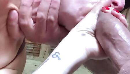 MATURE AMATEUR - BEAUTIFUL MILF BRUNETTE FUCKED IN THE ASS AFTER BLOWJOB