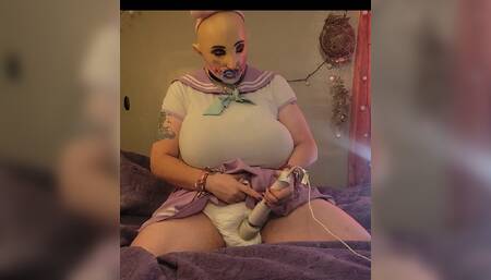 Sissy Rubberdoll Vibrator session