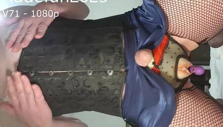 V71- Sexy Fake Pussy Shemale Fucking Dildo