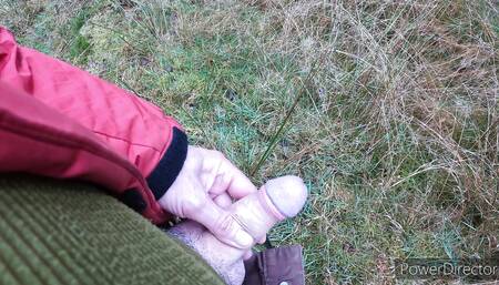 Wanking in the forest