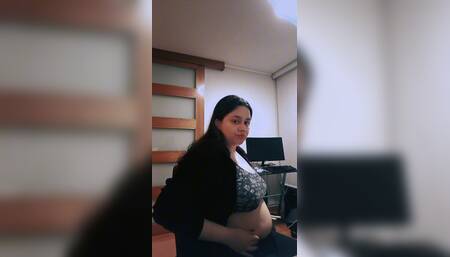 Nicole Passat at the Gym and then Eating and Laying Down Fat Belly ????