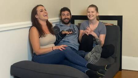 Two girls are better than one when it comes to blowjobs, and so the fun begins