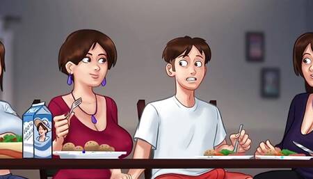 Fucking Step Mom In The Garden