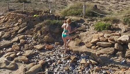 MILF Has Holiday Sex on the Beach