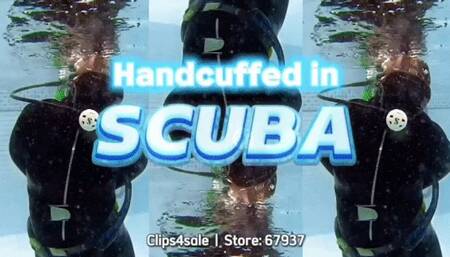 Handcuffed Scuba Girl