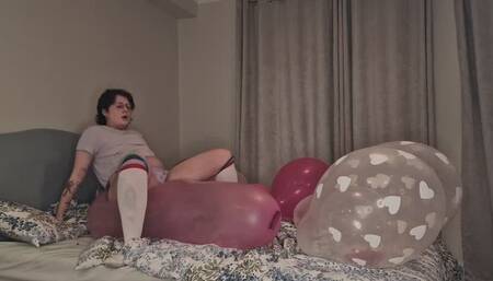 Big longneck balloon humping & mass pop - FTM