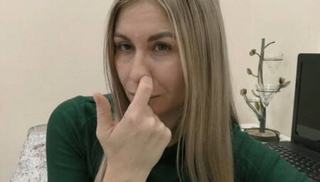 Your nose picking is so relaxing to watch MP4 FULL HD 1080p