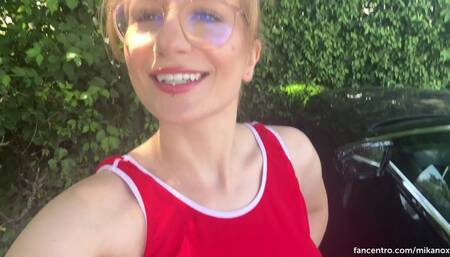 Op de parkeerplaats van de supermarkt met een courgette in een condoom kom ik heerlijk spannend tot grote hoogte.... Doe je stiekem mee?????????????