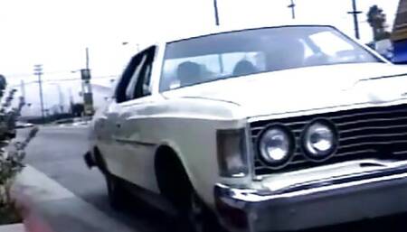 Asian Girl Hanaku Gives Dude Some Head on the Backseat of Moving Car