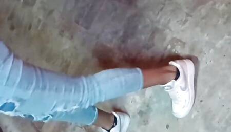Public motel sex with 20-year-old Indian girl caught on the street