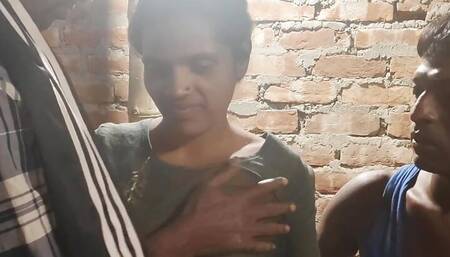 Desi girl first time threesome video part 1