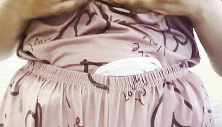 Indian baby girl is horny in the morning making hot sound big nipples in nightwear sexy girl waiting for boyfriend