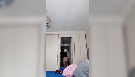 Filming my mouth and with an anal plug