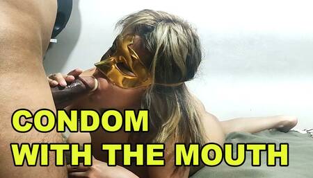 Busty gets fucked and recorded by her stepfather and he thinks she's a rookie in bed. I'm going to put the condom on you with my mouth!