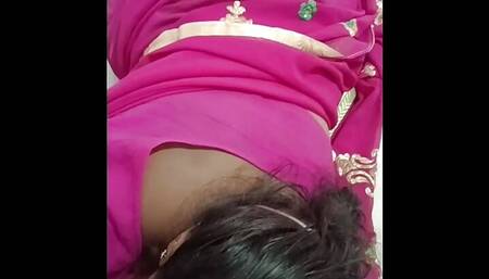 Indian Telugu Andhra aunty bowlojab doing house owner for rent
