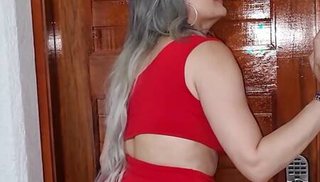 Colombian MILF Fucks Her Husband's Stepson and Leaves His Ass Full of Cum - Monique Fuentes & Danner Mendez