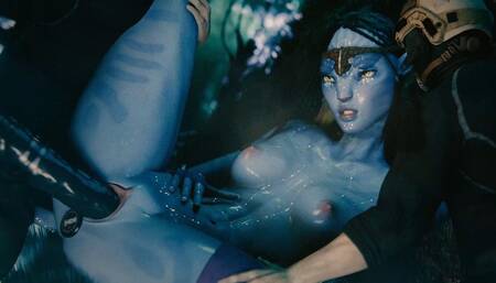 Gifdoozer Horny Encounter with Delicious Slave Whore in the Jungle Asks Me to Drill Her Ass Intense Double Penetration