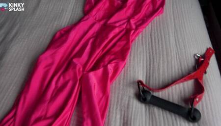 Layering Up With A Toy in my Pussy and Ass