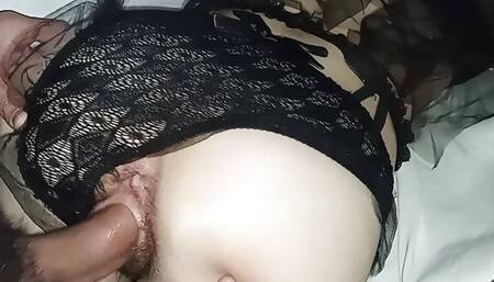 Sexy girl is penetrated and ejaculated inside her