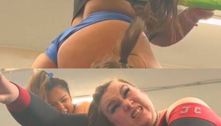 BBW pulls giantess hair out