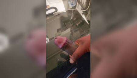 Masturbating to the thought of her tight pussy