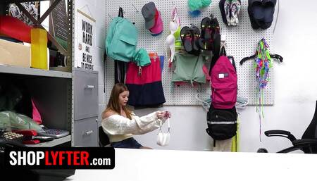 Shoplyfter - Cute Petite Babe Mazy Myers Gets Strip Searched And Interrogated In The Backroom