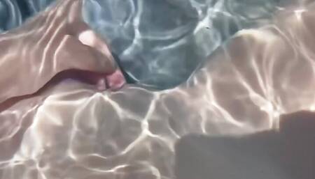 Italian Big Tits Artemisia Love Sexy POV  Pussy play in the Jacuzzi Horny and wet