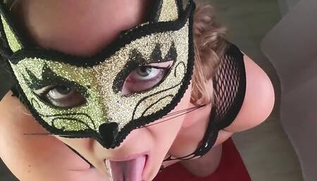 I go down on my knees and give you a POV blowjob, will you glaze my tits with cum? - TAKE ME SLO