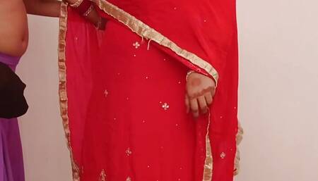 Ex boyfriend wear girls outfit fucked her girlfriend on the day of her marriage