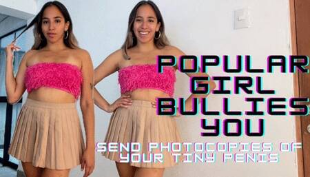 Popular girl bullies you (SPH, Masturbation encouragement)