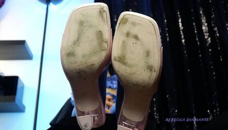 Dirty Sandals Soles Worship in Silence