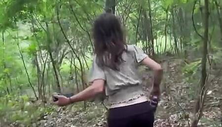 Into the Woods with a Skank a Creampie for a Jackson