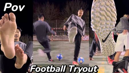 POV: Football Tryout!