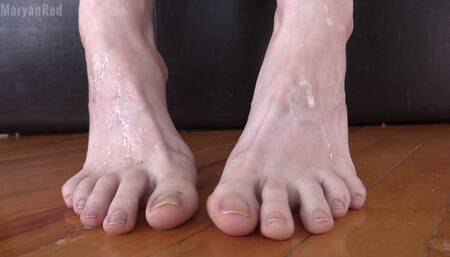 Giantess Spits on Tiny Foot Slave - HD Version