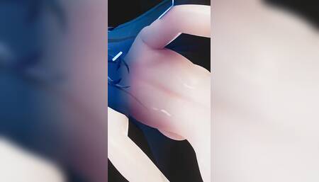 Honkai Impact 3rd Raiden Mei Cowgirl Sex Hentai Nude Creampie Mmd 3D Blue Hair Color Edit Smixix