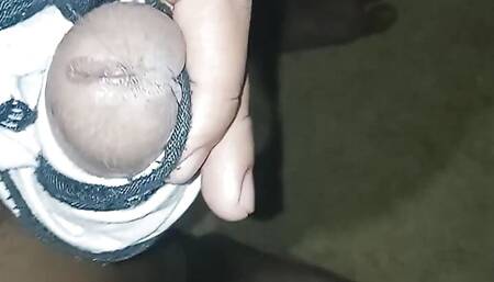 Masturbating using neighbors bhabhi white and black panty