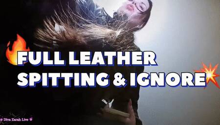 BLACK LEATHER HANDS „THE LADY WHO LOVES GLOVES“ - Full Leather Ignore & Worship