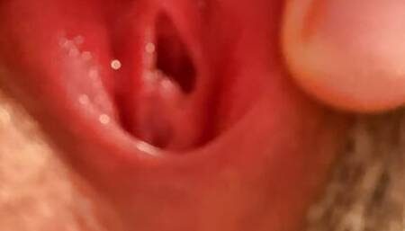 close-up fingering while panties on, part 3.Wet sounds,pink virgin pussy