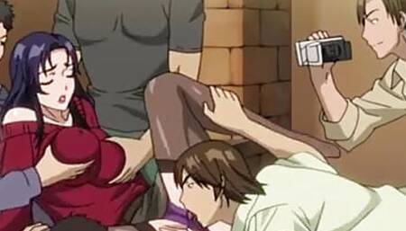 Hentai hard fucking with husband