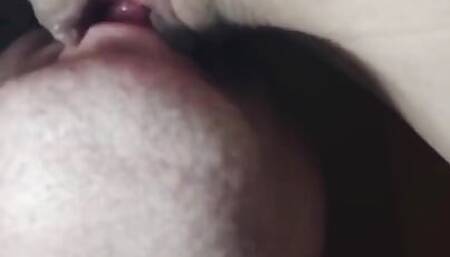 Pussy licking close up - this pussy is very wet and dripping orgasm