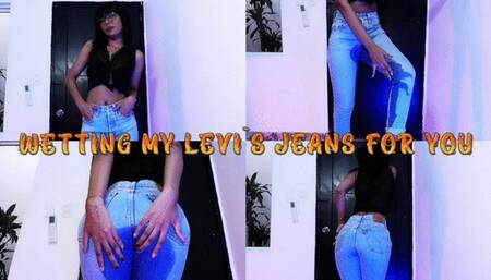 Wetting my levis jeans for you - Agatha