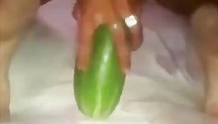 Huge Cucumber for Black African Pussy..