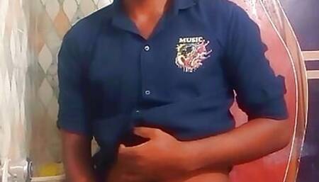 Very passionate big cock massage and loud hot moans from a lonely