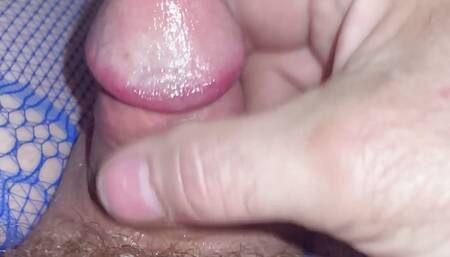 Playing with my tiny cock